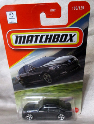 Matchbox 1-125 Series HTF  #106  Holden VF Commodore SSV Black    1/64 diecast