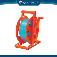 Aqua Select Swimming Pool Backwash Hose Reel & Includes 1.5" x 100' Hose