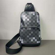 Louis Vuitton Avenue Pixelated Damier Graphite Sling Bag