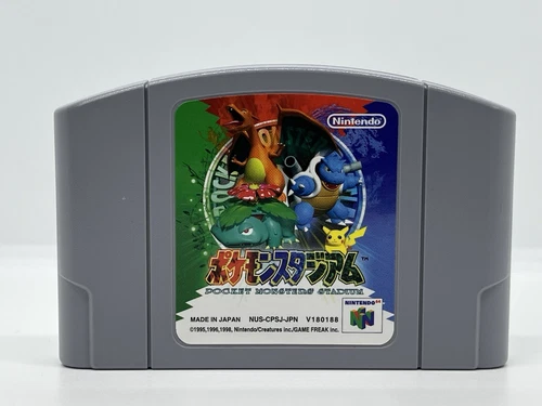 Japanese Pokemon Stadium 1 Nintendo 64 N64 Japan Import Cart Only US Seller