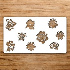 Rose Flower Cra Large Reusable Wall Stencil For Painting DIY Home Decor Template