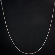 925 Sterling Silber Box Kette Halskette Feder...