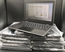 Lot of 5 Lenovo Chromebook 11.6” AMD R4 4GB 32GB SSD, With Charger, Fast Ship ✅