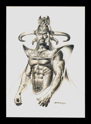 56 Vulcanus 1994 Boris 4 Magnificent Myths Fantasy Art Trading Card TC