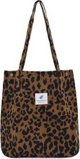 Damenhandtasche aus Cord, Shopper-Tasche, Tra...