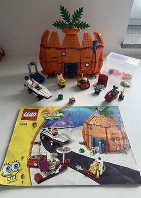 LEGO Spongebob Schwammkopf Set 3834 Bikini Bottom Nachbarschaft mit Anleitung
