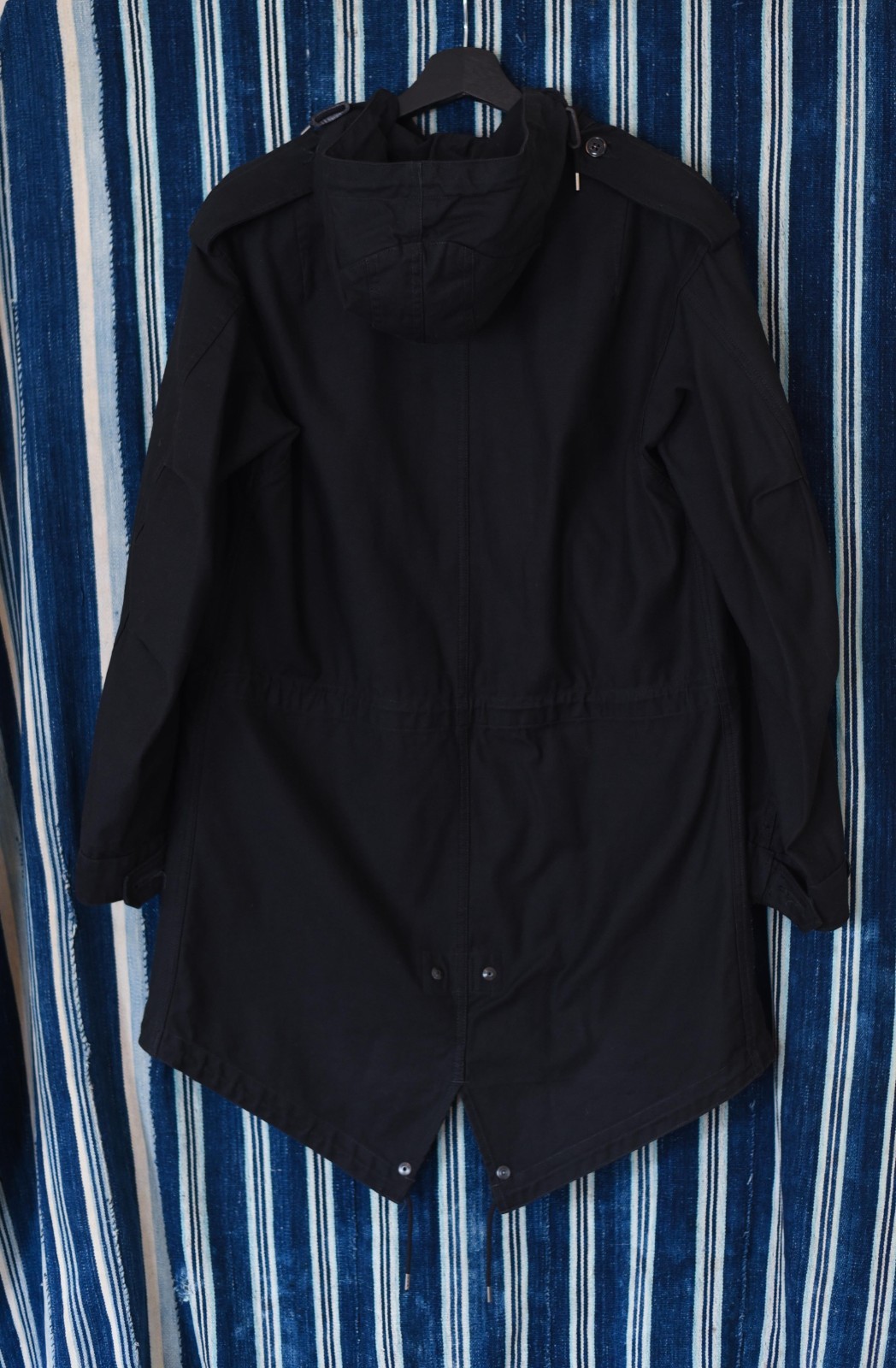 Buzz Rickson’s William Gibson M-51 Fishtail Parka Black Size M Medium US SELLER