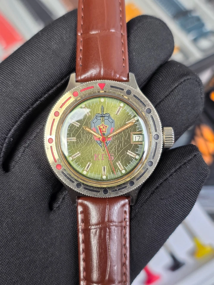 Reloj de pulsera Wostok KGB Komandirskie Vostok Commander SU, URSS КГБ 1990s Foto 2 de 4