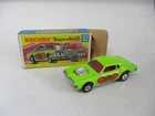 Matchbox Lesney Superfast SF62 Mercury Dragster- BRIGHT LIME, "RAT ROD", boxed