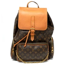 Louis Vuitton Trio Backpack M44658 Monogram Canvas Brown Box Dust Bag #KN294