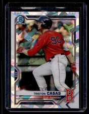2021 Bowman Chrome Prospects Atomic Refractor Triston Casas RC Auto Boston Red