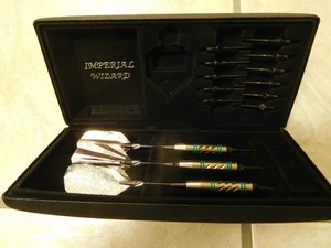 Vintage Imperial Wizard  Soft Tip Darts Set w/ Case