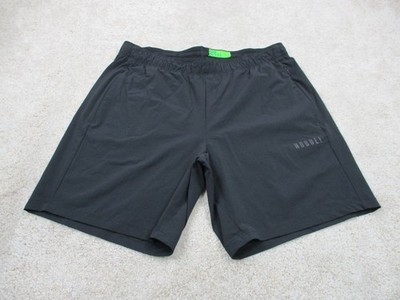 NOBULL Shorts Mens Large Black Performance Stretch Running Athletic Gym Workout