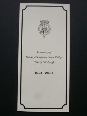 Queen Elizabeth II. Danksagung zum Tode von Prince Philip royal reply