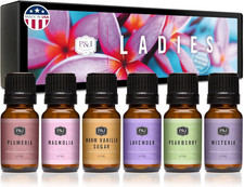 P J Trading Fragrance Oil Ladies Set Pearberry, Lavender, Warm Vanilla Sugar,