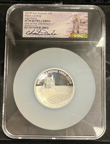 2019 P Apollo 11 50th Anniversary Proof 5 oz Silver Coin NGC PF70 Ultra ...