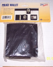 New Nylon Police Badge Holder Wallet