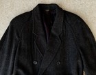 American Male Vintage Heathered Wool Trench Coat Belted Double Breasted USA Made — photo 2