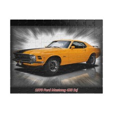 1970 Ford Mustang 428 Scj Jigsaw Puzzle 1970 Ford Mustang 428 Scj Jigsaw Puzzle