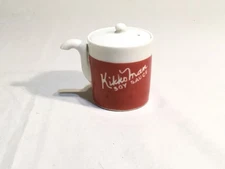 Vintage Kikkoman Soy Sauce Ceramic Spouted Dispenser