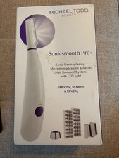 Michael Todd Sonicsmooth Pro Sonic Dermaplaning and Facial Hair/Open Box/NEW