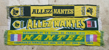 Lot 3 écharpe ALLEZ NANTES vintage Titre Champion de France Coupe supporter
