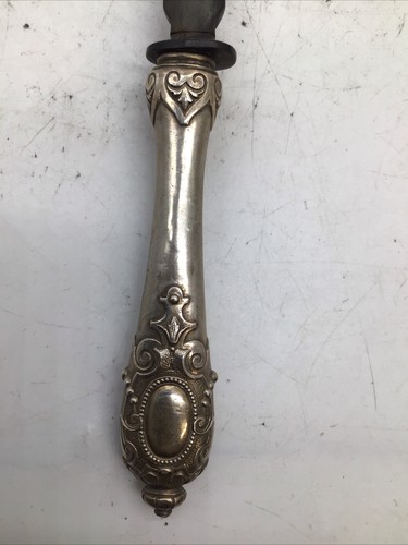 Cuchara vintage ornamental con mango de espina de plata victoriana - Imagen 4 de 6
