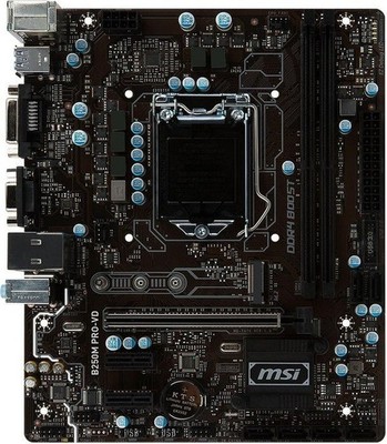 MSI B250M Pro-VD MS-7A74 Intel B250 Mainboard Micro ATX Sockel 1151   #92208