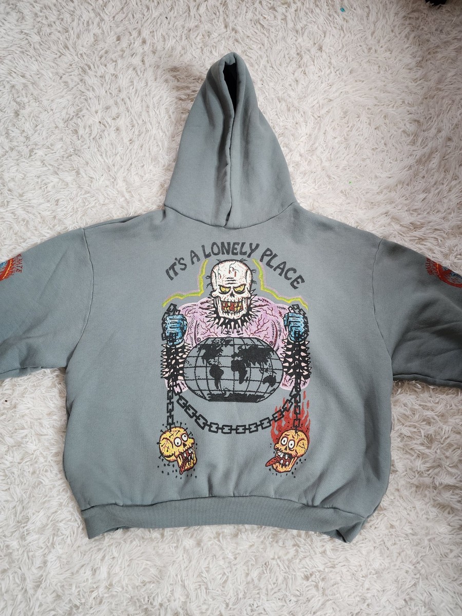 XxxTentacion “It's A Lonely Place” Yeezy Season 6 Hoodie- S Kanye