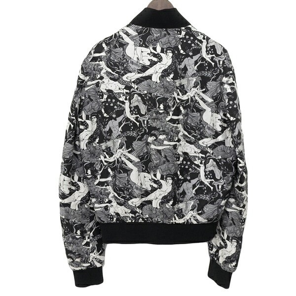 Giacca bomber Saint Laurent Paris seta uomo taglia 42 nero 2018 SS