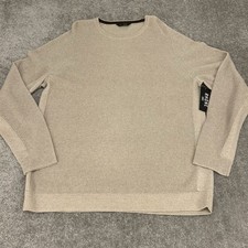 Rhone Sweater Mens XXL Stone Marle Walden Waffle Knit Wool Cashmere Crewneck