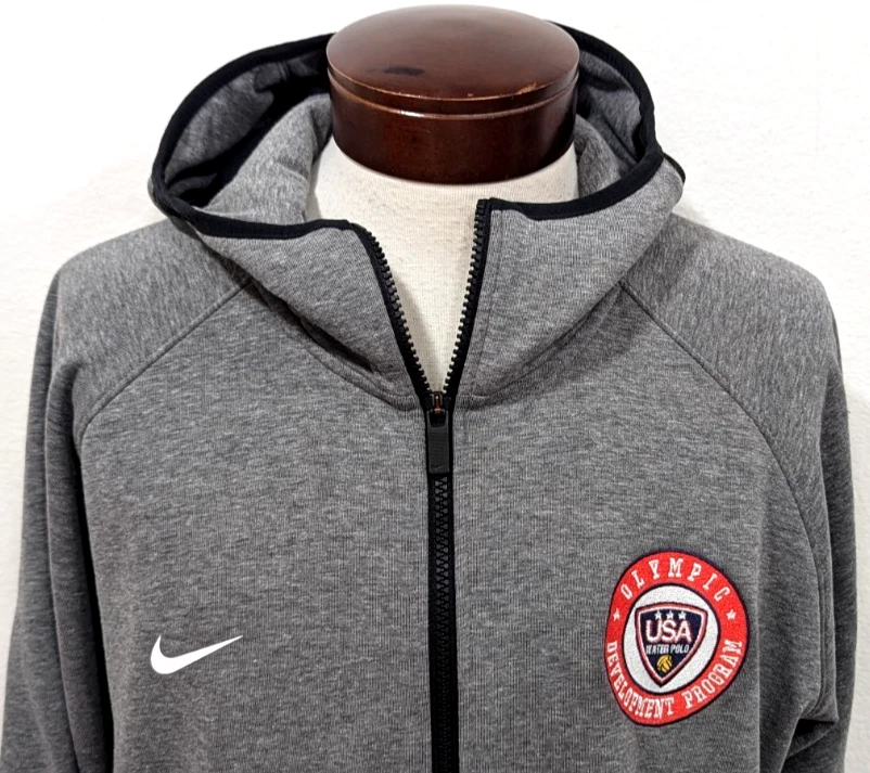 NIKE Men's USA Water Polo OLYMPIC Development Team Therma-Fit Hoodie Jacket XXL*