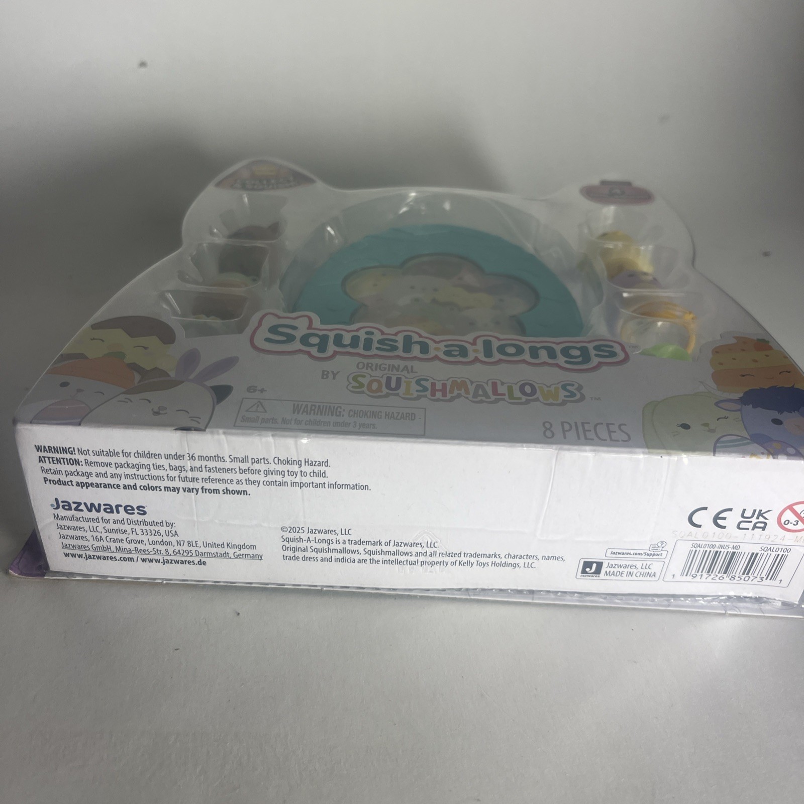 Squish a longs By Squishmallows With Case & 4 Mini Squish Animals & Accessories