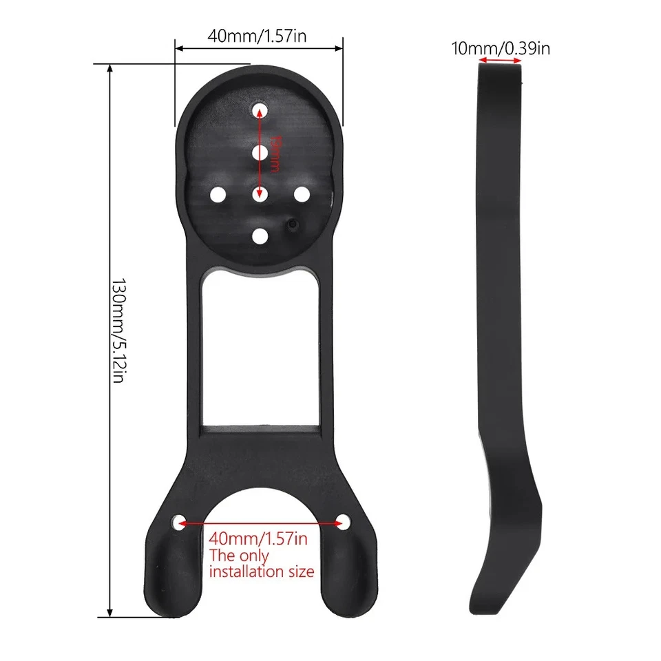 Integrated Handlebar Computer Mount Stopwatch for Garmin Bryton Cateye GoPro - Image 2 of 4
