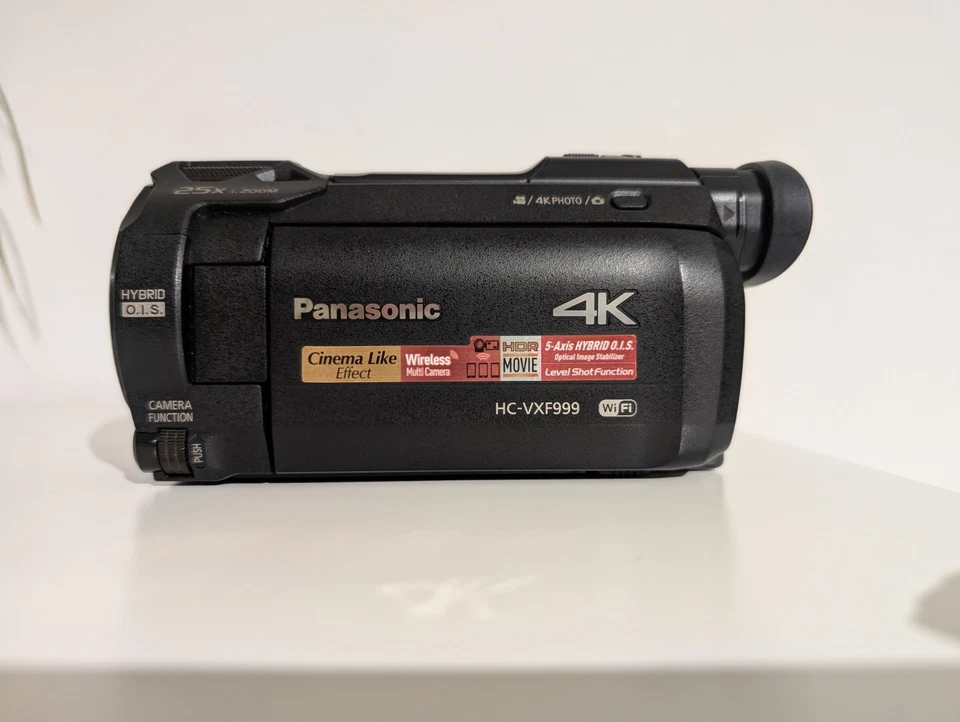 4K Panasonic HC-VXF999 Camcorder 20x Optical Zoom - Leica - Bild 2 von 4