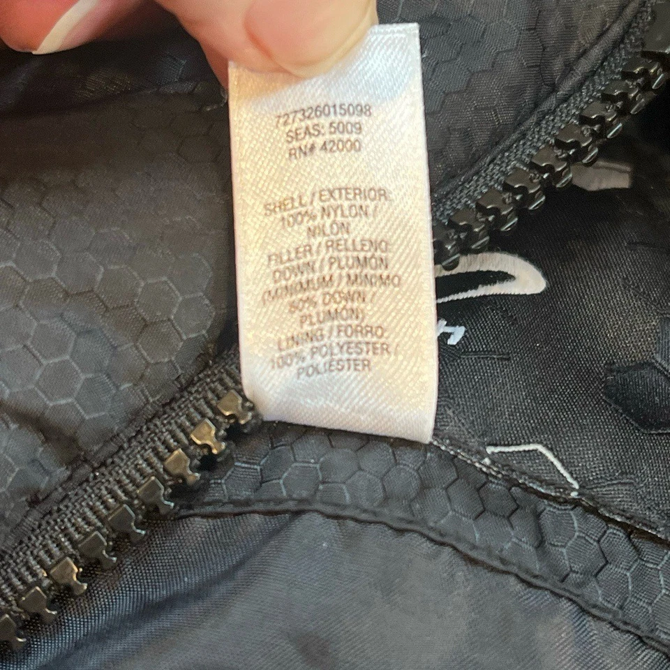 Athletech пуховик пальто жилет мужской маленький черный трансформируемый вниз заполненный Gorpcore - Изображение 3 из 4