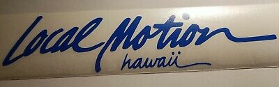 Local Motion Hawaii Surf Sticker Decal Vintage Classic Brand Old School 8" Wide