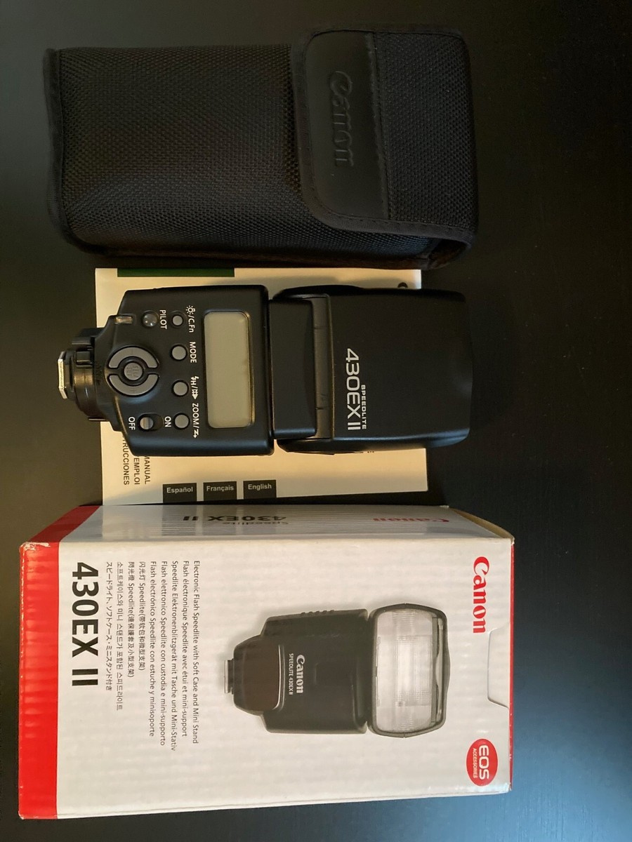 Canon SPEEDLITE 430EX II ミニスタンド、ケースつき 【公式通販】