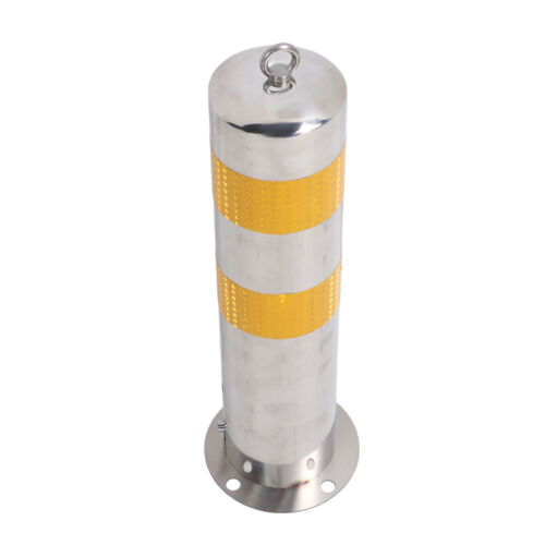 Barrera de estacionamiento poste de bolardo de seguridad de acero inoxidable 55 cm barrera de pila de estacionamiento - Imagen 7 de 23