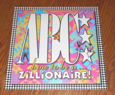ABC How to be a Zillionaire! Poster Flat  Promo 12x12  Martin Fry Electronic Pop