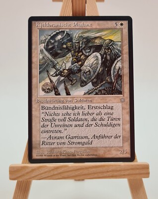 Kjeldoranische Phalanx Eiszeit Magic Karte MTG deutsch  (Kjeldoran Phalanx)
