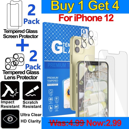 Lente de vidrio templado y protector de pantalla para iPhone 14 13 12 11 Pro Max Mini Plus - Imagen 9 de 20