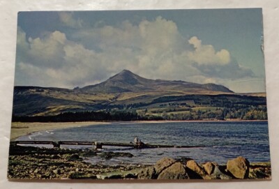 Brodick Bay & Goatfell, Arran, Scotland. Postcard (R2)