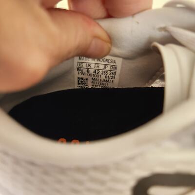 adidas mens Supernova + Dash Grey/White/Screaming Orange 9.5  display picture 3
