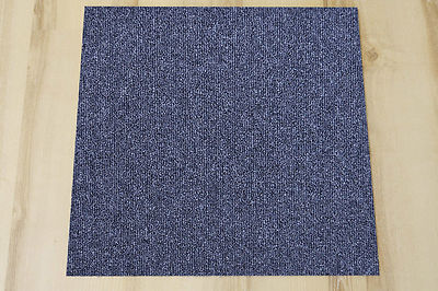 Teppich Fliesen Diva 50x50 cm B1 Balta 553 Blau C-s1