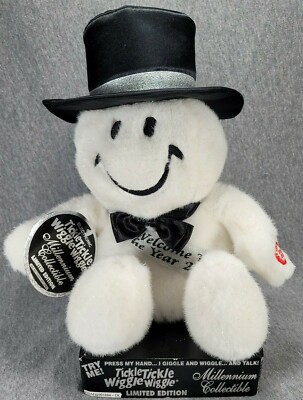Dan Dee 2000 Y2K Millennium Snowman Limited Collectible Electronic Plush In Box