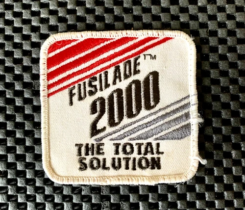 FUSILADE 2000 THE TOTAL SOLUTION EMBROIDERED SEW ON ONLY PATCH HERBICIDE 2 3/4"