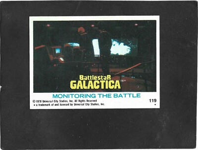 1978 Battlestar Galactica #  119 Monitoring the battle