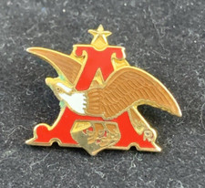 vintage anheuser busch Budweiser Hat/Lapel Pin 1980s