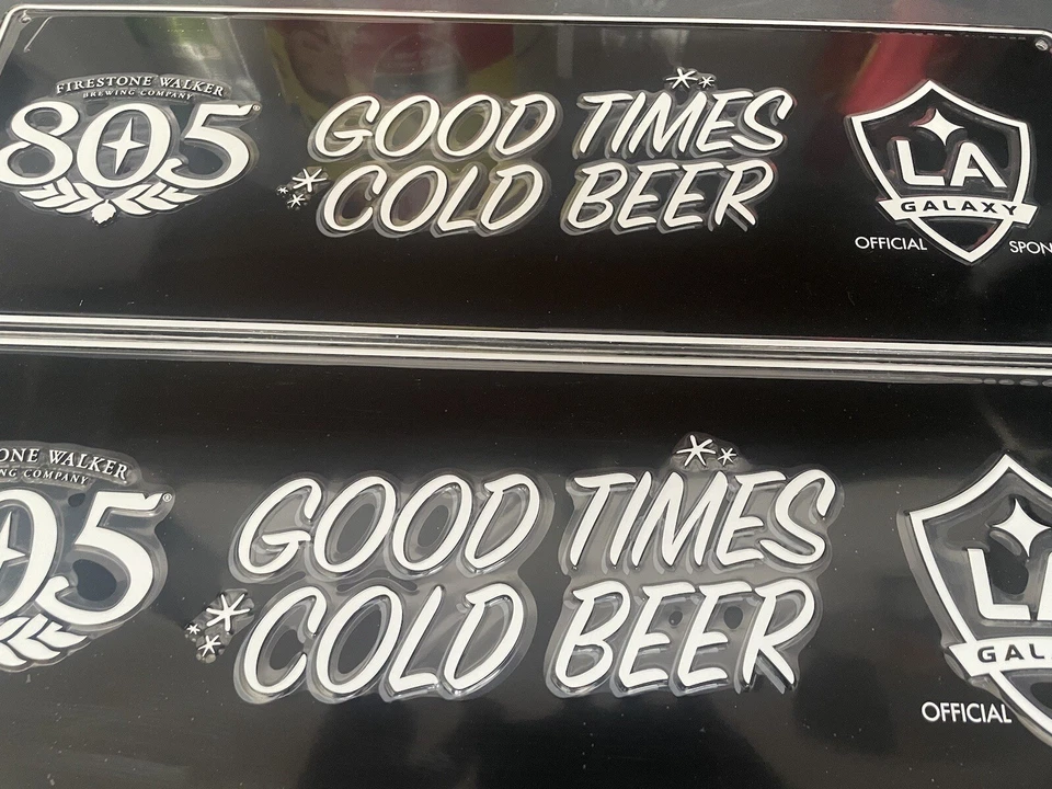 (3) Placas de calcomanía 805 (patrocinador de La Galaxy) Foto 3 de 4